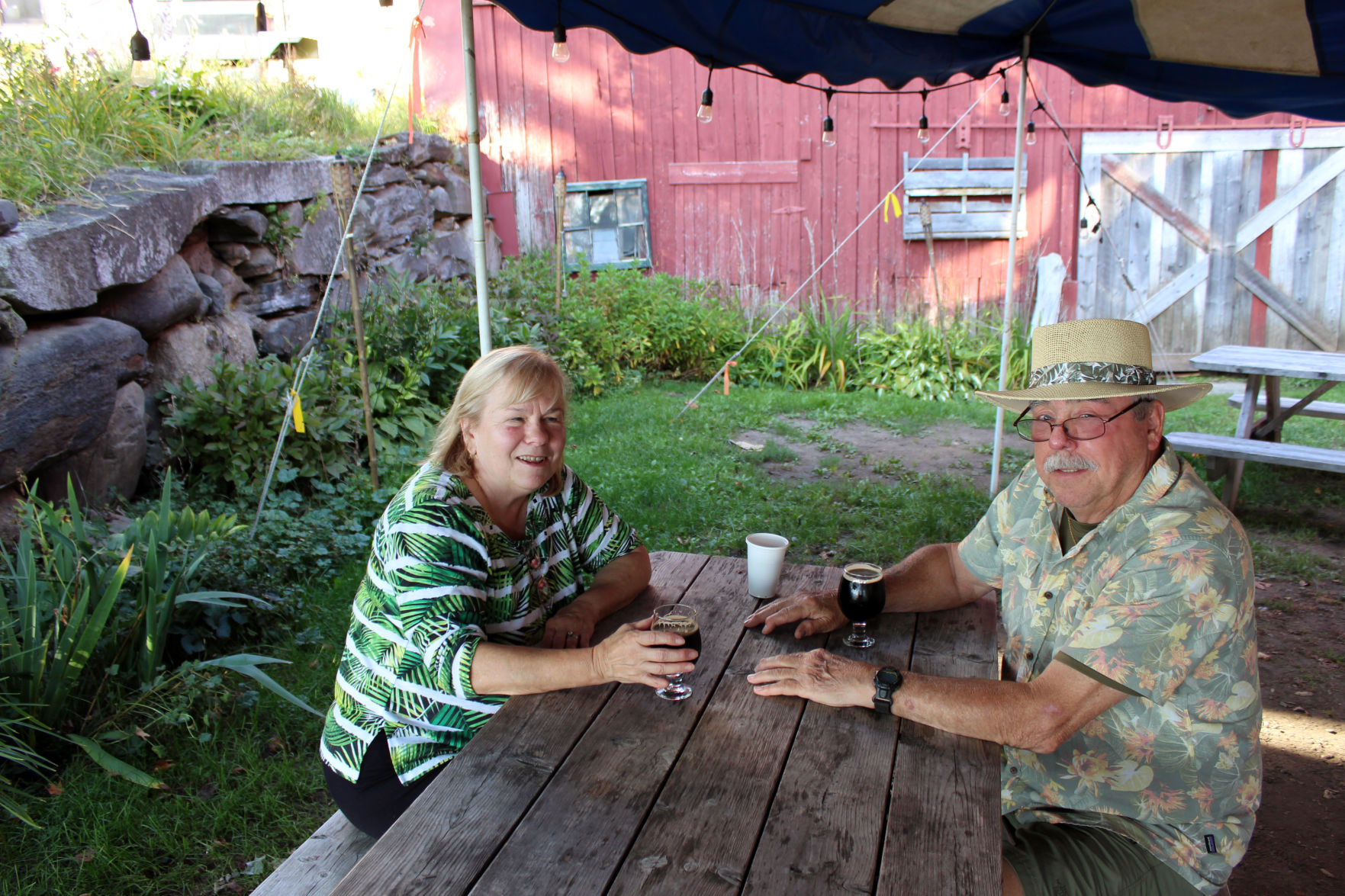 Beryl & Ed Klahre appreciate the unique & comfortable atmosphere at Red Barn, it reminds them of a get together with friends.jpg